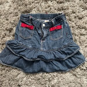 Gymboree Denim skirt Super-cute! Size 8.